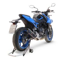Escape compatível com Suzuki Gsx-8S 2022-2024, Furore Evo4 Nero, Sistema homologado com catalisador linha completa, silencioso mais coletor 