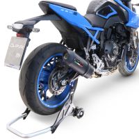 Escape compatível com Suzuki Gsx-8S 2022-2024, Furore Evo4 Nero, Sistema homologado com catalisador linha completa, silencioso mais coletor 