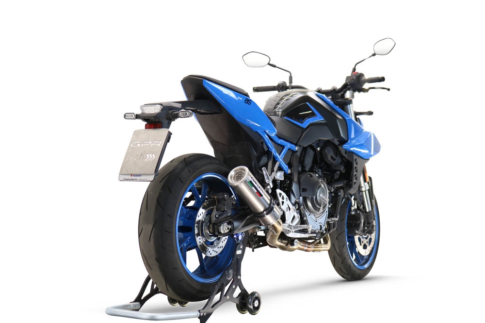 Escape compatível com Suzuki Gsx-8S 2022-2024, M3 Inox , Sistema homologado com catalisador linha completa, silencioso mais coletor 