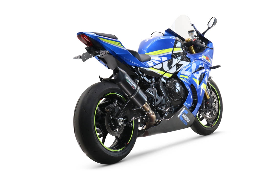 Escape compatível com Suzuki Gsx-R 1000 - 1000 R 2021-2025, Furore Nero, Sistema racing Silencioso com tubo de ligação 