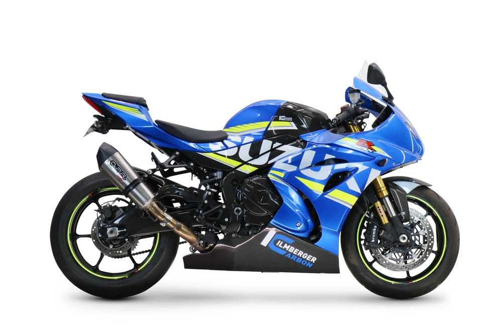 GPR escape compatível com  Suzuki Gsx-R 1000 - 1000 R  2017-2020, New Grand Prix Evo Titanium, Sistema racing Silencioso com tubo de ligação 