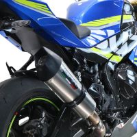 GPR escape compatível com  Suzuki Gsx-R 1000 - 1000 R  2017-2020, New Grand Prix Evo Titanium, Escape legal, homologado, silenciador com db killer removível e tubo de ligação específico 