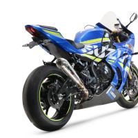 Escape compatível com Suzuki Gsx-R 1000 - 1000 R 2017-2020, Powercone Evo, Escape legal, homologado, silenciador com db killer removível e tubo de ligação específico 