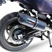 Escape compatível com Sym Maxsym TL 508 2021-2024, Furore Evo4 Nero, Escape legal, homologado, silenciador com db killer removível e tubo de ligação específico 