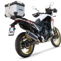 Top case em alumínio, com porta-bagagens específico em alumínio cor preto com placa específica incluída Top case maletas GPR TECH compatível com Yamaha Tenere 700 2021/2024 e5