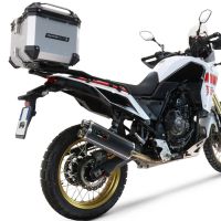 Top case em alumínio, com porta-bagagens específico em alumínio cor preto com placa específica incluída Top case maletas GPR TECH compatível com Yamaha Tenere 700 2021/2024 e5