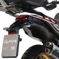 Rack traseiro específico Top Case ALPITECH 35 - 45 - 55 LT Porta-malas GPR TECH compatível com Yamaha Tenere 700 2019/2020 e4