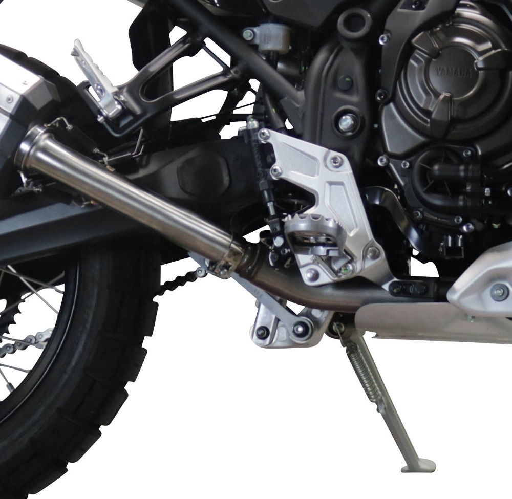Escape compatível com Yamaha Tenere 700 2021-2024, Albus Evo4, Escape legal, homologado, silenciador com db killer removível e tubo de ligação específico 