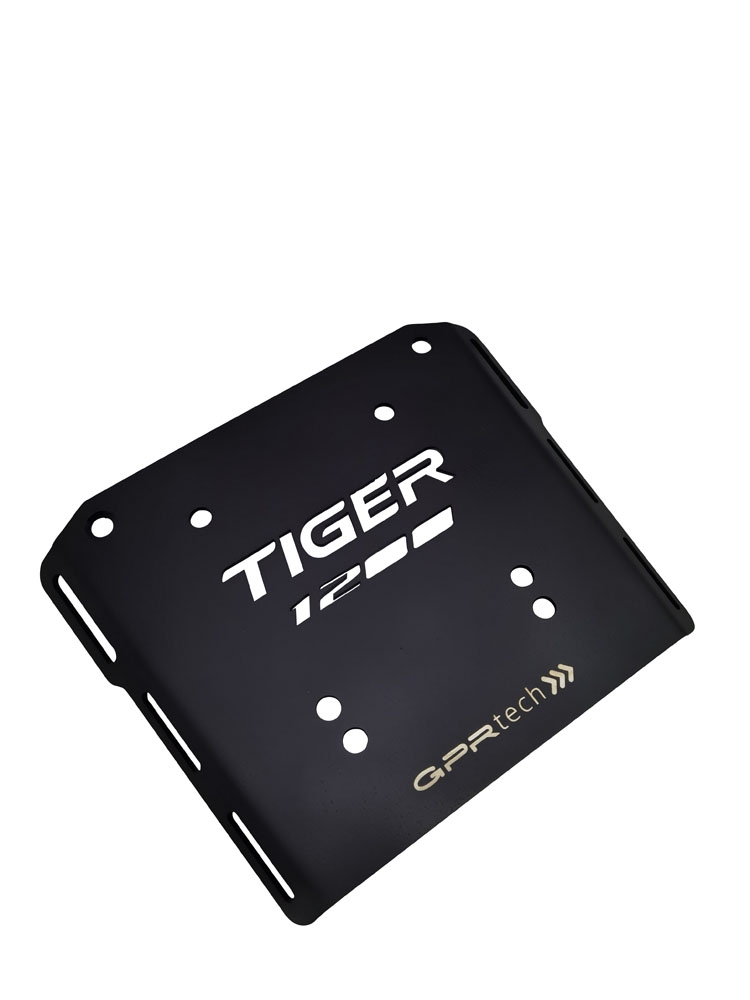 Placa de encaixe específica Top Case ALPITECH 55 LT GPR TECH compatível com Triumph Tiger 1200 explorer 2017/2021 e4