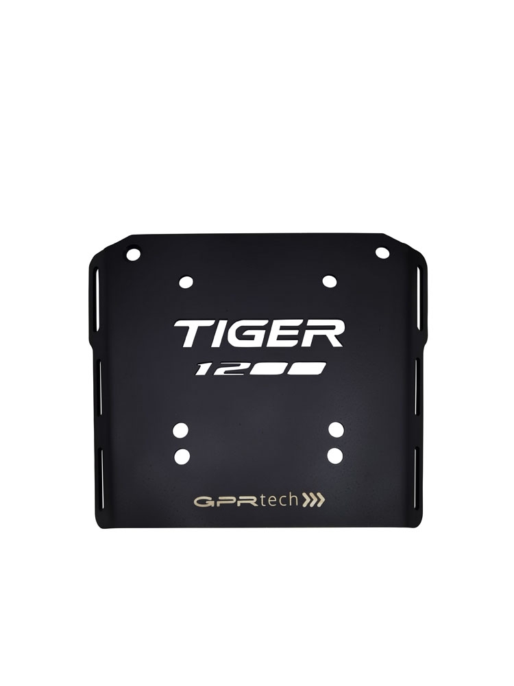 Placa de encaixe específica Top Case ALPITECH 55 LT GPR TECH compatível com Triumph Tiger 1200 explorer 2017/2021 e4