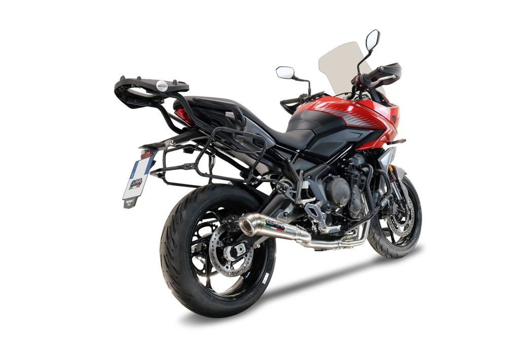Escape compatível com Triumph Tiger Sport 660 2022-2024, Powercone Evo, Escape racing linha completa, silencioso mais coletor com dbkiller, não homologado 