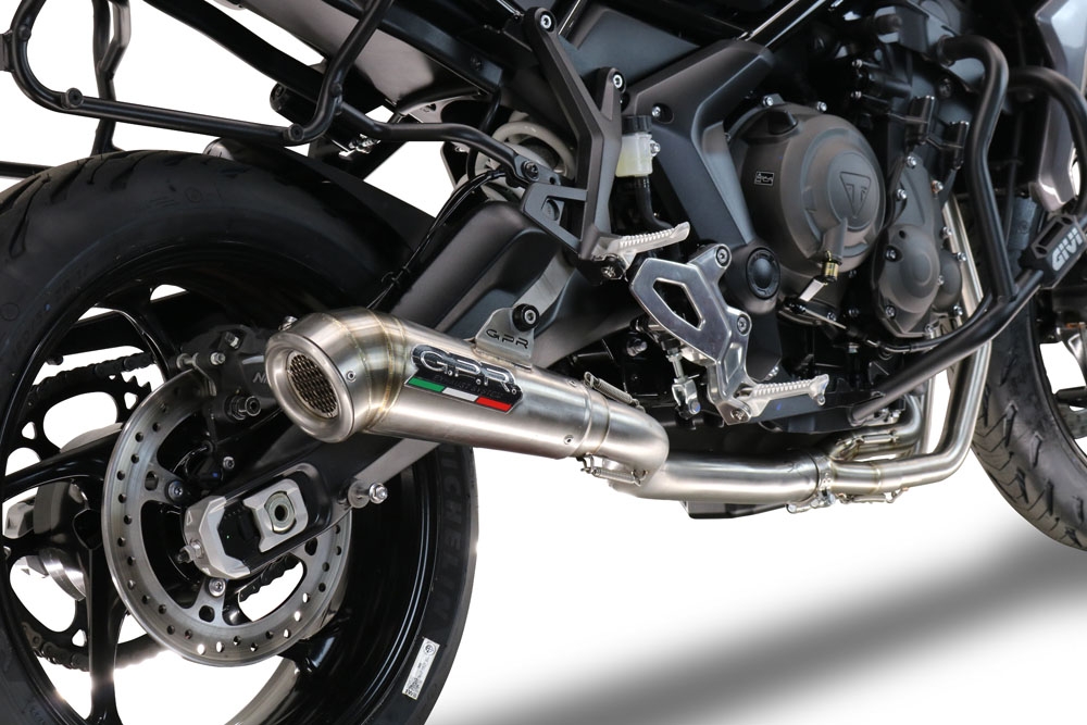 Escape compatível com Triumph Tiger Sport 660 2022-2024, Powercone Evo, Escape racing linha completa, silencioso mais coletor com dbkiller, não homologado 
