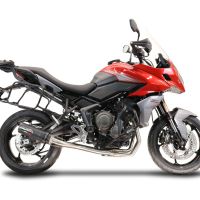 Escape compatível com Triumph Tiger Sport 660 2022-2024, M3 Black Titanium, Escape racing linha completa, silencioso mais coletor com dbkiller, não homologado 
