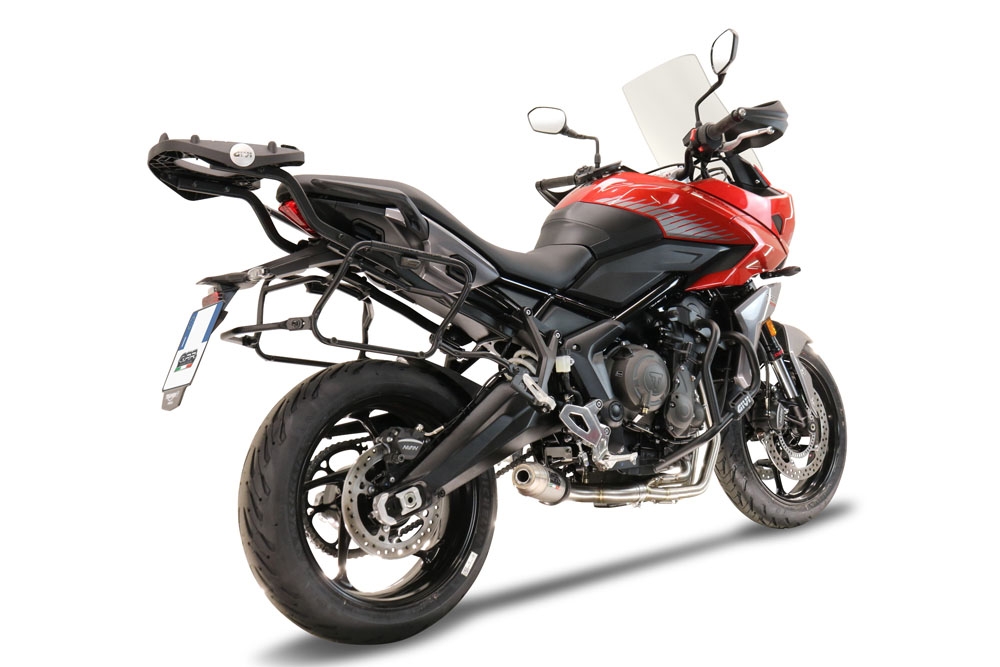 Escape compatível com Triumph Tiger Sport 660 2022-2024, Deeptone Inox, Escape racing linha completa, silencioso mais coletor com dbkiller, não homologado 