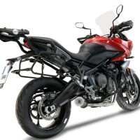Escape compatível com Triumph Tiger Sport 660 2022-2024, M3 Black Titanium, Escape racing linha completa, silencioso mais coletor com dbkiller, não homologado 