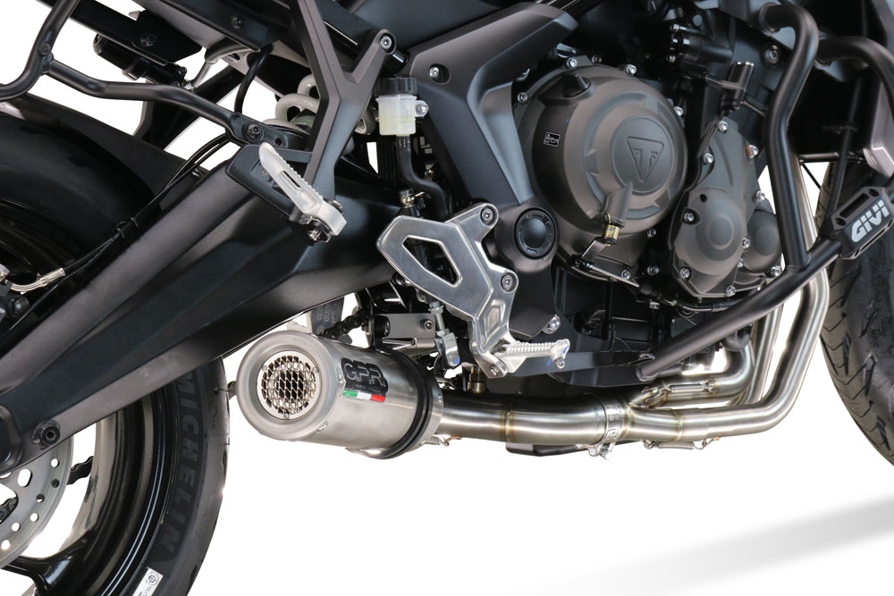 Escape compatível com Triumph Tiger Sport 660 2022-2024, M3 Inox , Escape racing linha completa, silencioso mais coletor com dbkiller, não homologado 