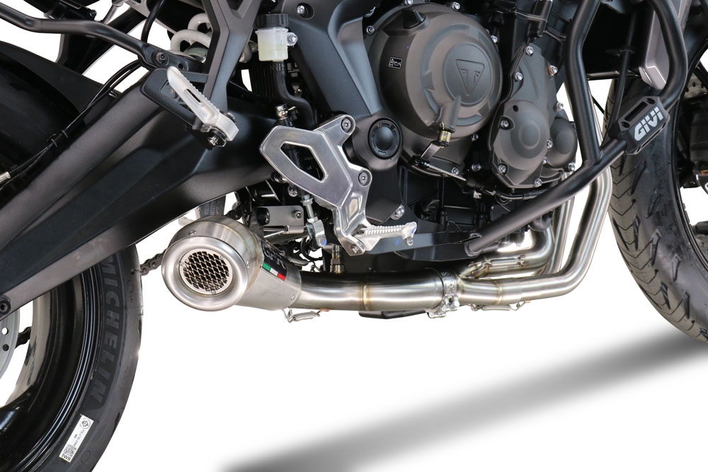 Escape compatível com Triumph Tiger Sport 660 2022-2024, Powercone Evo, Escape racing linha completa, silencioso mais coletor com dbkiller, não homologado 