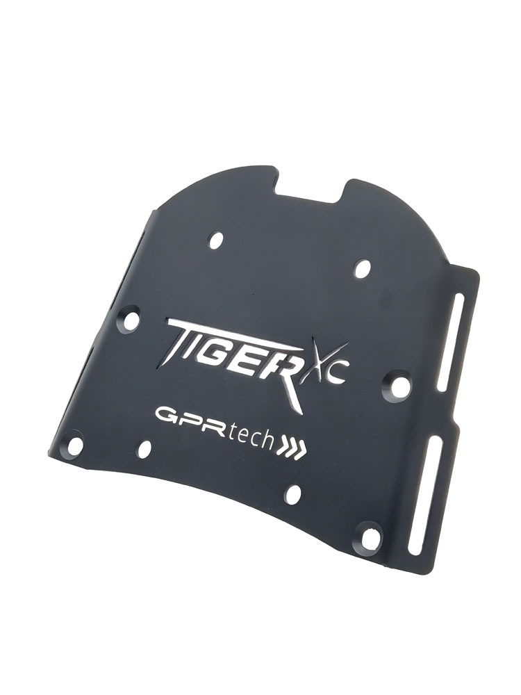 Placa de encaixe específica Top Case ALPITECH 55 LT GPR TECH compatível com Triumph Tiger 800 2011/2016 e3