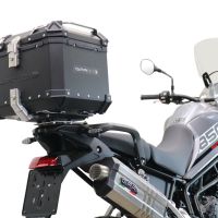 Top case em alumínio, cor preta com placa específica incluída Top case maletas GPR TECH compatível com Triumph Tiger 900 2020/2023 e5