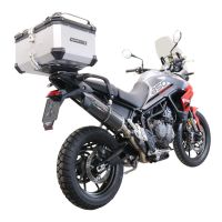 Top case em alumínio, cor prata com placa específica incluída Top case maletas GPR TECH compatível com Triumph Tiger 1200 Gt - Rally 2022/2024 e5