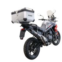 Top case em alumínio, cor prata com placa específica incluída Top case maletas GPR TECH compatível com Triumph Tiger 1200 Gt - Rally 2022/2024 e5