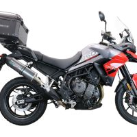 Top case em alumínio, cor preta com placa específica incluída Top case maletas GPR TECH compatível com Triumph Tiger 900 2020/2023 e5