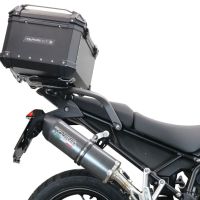 Top case em alumínio, cor preta com placa específica incluída Top case maletas GPR TECH compatível com Triumph Tiger 1200 Gt - Rally 2022/2024 e5