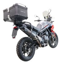 Top case em alumínio, cor preta com placa específica incluída Top case maletas GPR TECH compatível com Triumph Tiger 1200 Gt - Rally 2022/2024 e5