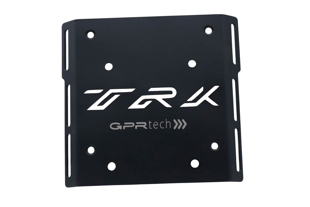 Placa de encaixe específica Top Case ALPITECH 55 LT GPR TECH compatível com Benelli Trk 251 2019/2023