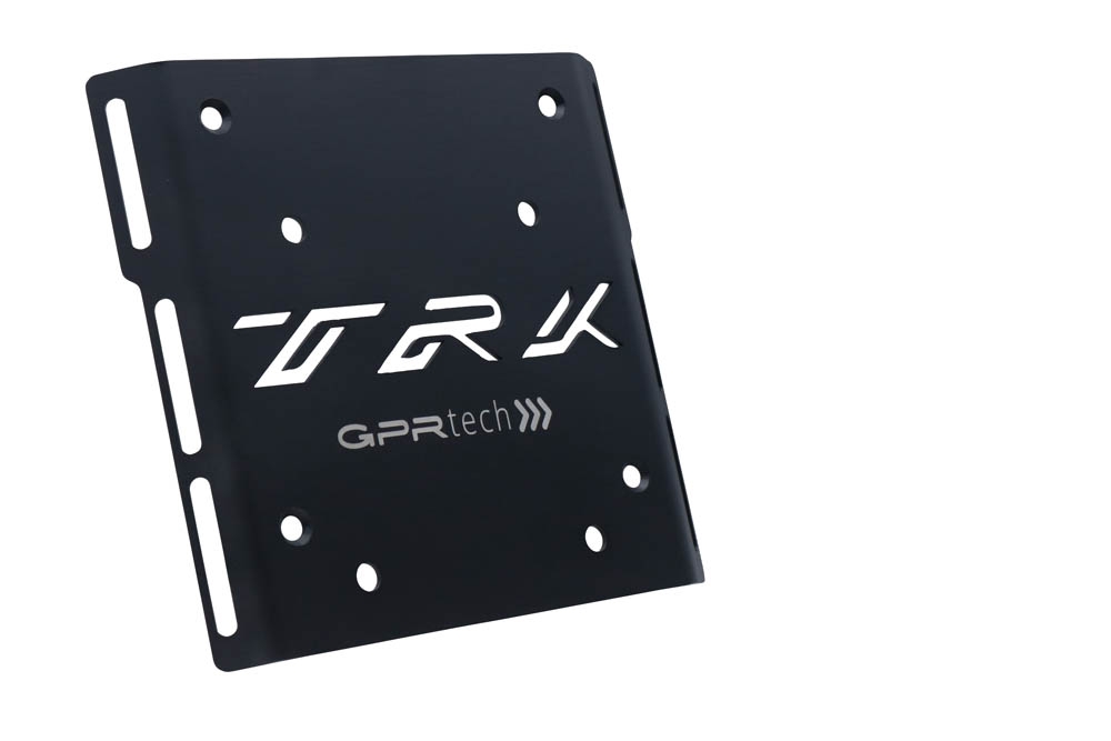 Placa de encaixe específica Top Case ALPITECH 55 LT GPR TECH compatível com Benelli Trk 251 2019/2023