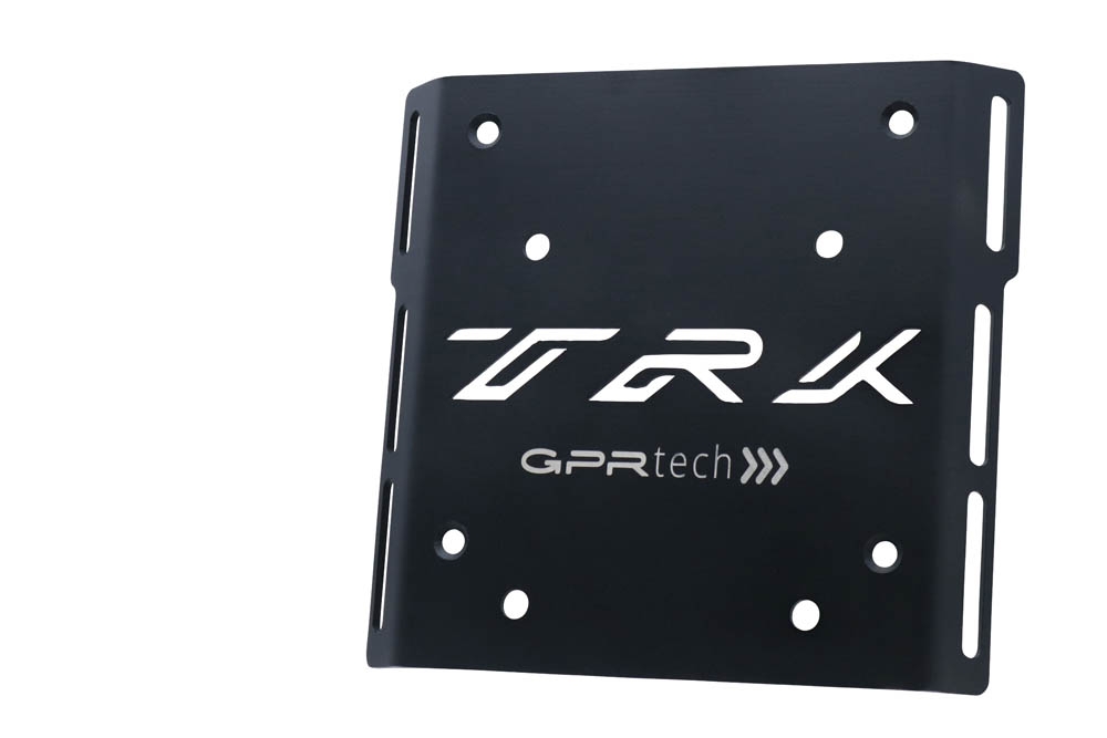 Placa de encaixe específica Top Case ALPITECH 55 LT GPR TECH compatível com Benelli Trk 251 2019/2023