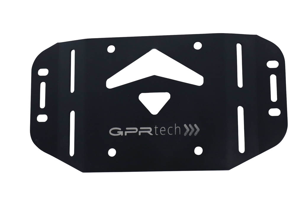 Placa de encaixe específica Top Case ALPITECH 55 LT GPR TECH compatível com Kawasaki Versys 1000 i.e. 2021/2024 e5