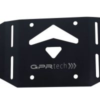 Placa de encaixe específica Top Case ALPITECH 55 LT GPR TECH compatível com Kawasaki Versys 1000 i.e. 2011/2014
