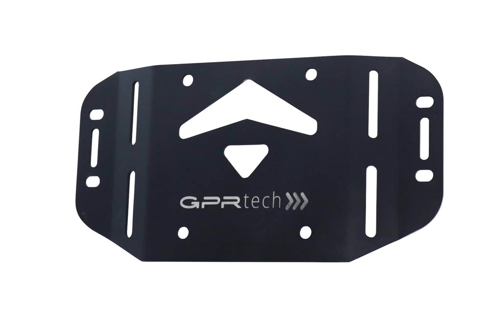 Placa de encaixe específica Top Case ALPITECH 55 LT GPR TECH compatível com Kawasaki Versys 1000 i.e. 2021/2024 e5