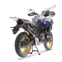 Escape compatível com Voge 525DSX 2023-2024, Furore Evo4 Nero, Escape legal, homologado, silenciador com db killer removível e tubo de ligação específico 