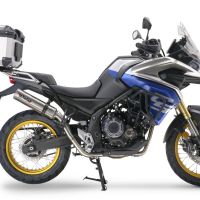 GPR escape compatível com  Voge 525DSX 2023-2024, M3 Inox , Escape legal, homologado, silenciador com db killer removível e tubo de ligação específico 