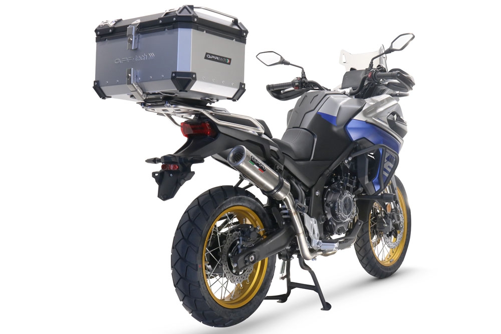 GPR escape compatível com  Voge 525DSX 2023-2024, M3 Inox , Escape legal, homologado, silenciador com db killer removível e tubo de ligação específico 