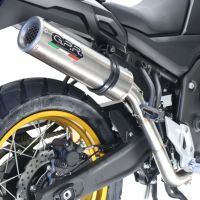 GPR escape compatível com  Voge 525DSX 2023-2024, M3 Inox , Escape legal, homologado, silenciador com db killer removível e tubo de ligação específico 