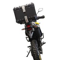 Top case em alumínio, cor preta com placa específica incluída Top case maletas GPR TECH compatível com Voge 300Rally 2022/2024 e5