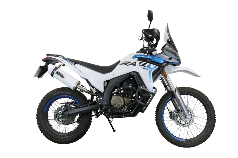 Escape compatível com Voge 300Rally 2022-2024, Albus Evo4, Escape legal, homologado, silenciador com catalisador, db killer removível e tubo de ligação específico 