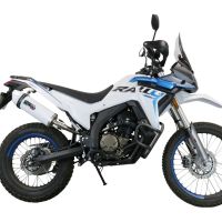 Escape compatível com Voge 300Rally 2022-2024, Albus Evo4, Escape legal, homologado, silenciador com catalisador, db killer removível e tubo de ligação específico 