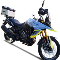 Top case em alumínio, cor prata com placa específica incluída Top case maletas GPR TECH compatível com Suzuki V-Strom 800DE 2023/2024 e5