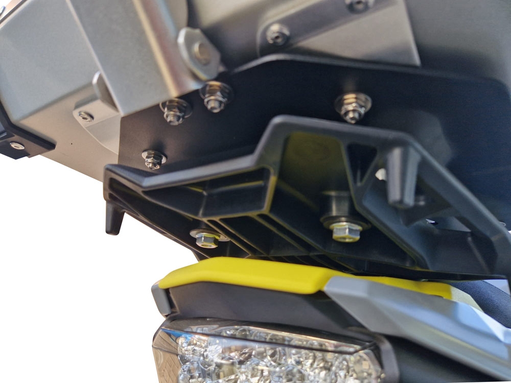 Placa de encaixe específica Top Case ALPITECH 55 LT GPR TECH compatível com Suzuki V-Strom 1050 Xt/De 2020/2024 e5