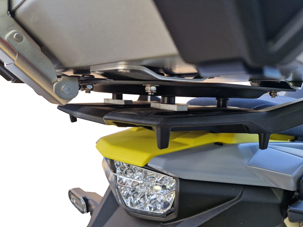 Placa de encaixe específica Top Case ALPITECH 55 LT GPR TECH compatível com Suzuki V-Strom 1050 Xt/De 2020/2024 e5