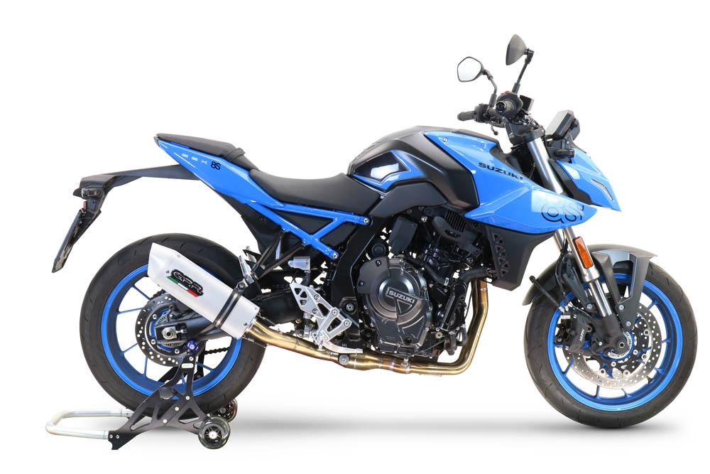 Escape compatível com Suzuki Gsx-8S 2022-2024, Albus Evo4, Sistema homologado com catalisador linha completa, silencioso mais coletor 