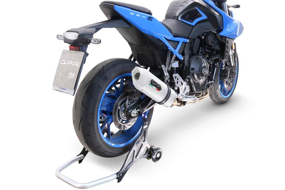 Escape compatível com Suzuki Gsx-8S 2022-2024, Albus Evo4, Sistema homologado com catalisador linha completa, silencioso mais coletor 