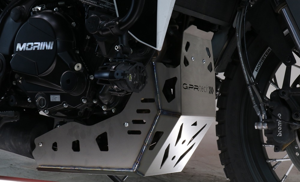 Placa antiderrapante de titânio GPR TECH compatível com Moto Morini X-CAPE 650 2021/2024 e5
