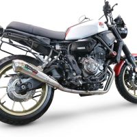 GPR escape compatível com  Yamaha Xsr 700 2021-2024, Powercone Evo, Sistema homologado com catalisador linha completa, silencioso mais coletor 