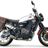 Escape compatível com Yamaha Xsr 700 2021-2024, M3 Inox , Escape racing linha completa, silencioso mais coletor com dbkiller, não homologado 