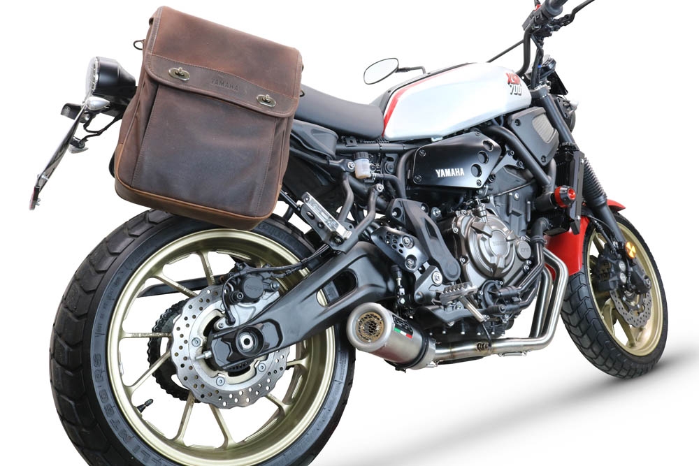 Escape compatível com Yamaha Xsr 700 2021-2024, M3 Inox , Escape racing linha completa, silencioso mais coletor com dbkiller, não homologado 
